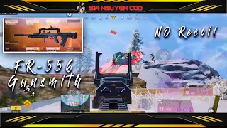 FR-556 Gunsmith No Recoil is underrated shoot like M4 Solo vs Squad | COD Mobile