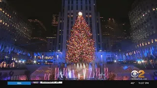 Rockefeller Center Christmas Tree Lighting Ceremony Kicks Off Holiday Season In New York