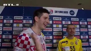 Marko Mamić nakon pobjede nad Njemačkom, Hrvatska - Njemačka 25:24