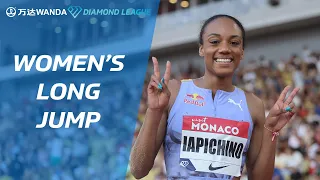 Larissa Iapichino claims third long jump win in a row in Monaco - Wanda Diamond League 2023