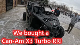 Buying 2023 Can-Am Maverick X3 Turbo RR! (VLOG)