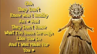 Sun Performs "The Story" By Brandi Carlile (Lyrics) | The Masked Singer