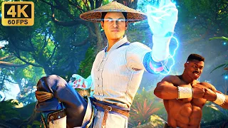 Mortal Kombat 1 - Raiden Klassic Tower VERY HARD Gameplay [4K 60FPS] [PS5]