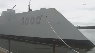 USS Zumwalt, built in Bath, makes first operational deployment