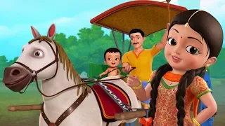 Chal Chal Gurrapu Baṇḍi - Horse Cart Song | Telugu Rhymes for Children | Infobells