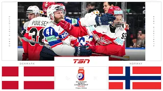 Denmark vs. Norway Highlights | 2024 Men's World Hockey Championship