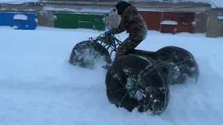 Каракат 3х3. ВЫ ТАКОГО ЕЩЕ НЕ ВИДЕЛИ. Супер прогулка по снегу.