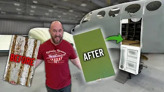 First Interior Parts Finished on The Free Abandoned Airplane