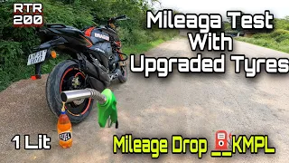 Mileage test ⛽ || Apache RTR 200  || Mileaga Drop or Not🤔