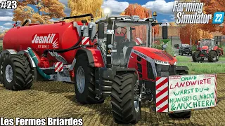 SPREADING SLURRY & HARROWING, BUYING & FEEDING COWS│LES FERMES BRIARDES │FS 22│23