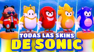 TODAS LAS SKINS DE SONIC EN FALL GUYS