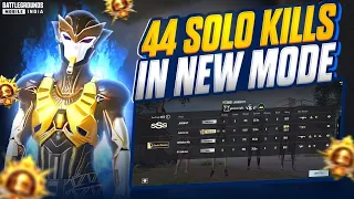 44 SOLO KILLS 🔥 in New Mode | Sheno 804 Op Destroying Conqueror Rank Push Lobby | PUBG #conqueror