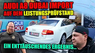 Audi A8 Dubai Import auf dem Leistungsprüfstand - Ein enttäuschendes Ergebnis + Probefahrt mit Marco