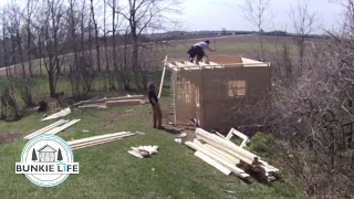 How to Build a Bunkie - Time Lapse Video