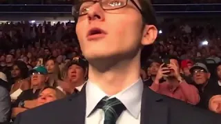 Fans reaction to knockout McGregor vs Cerrone