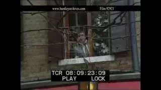 Dudley Moore happily heckles Bronson Pichot.  Archive film 92921