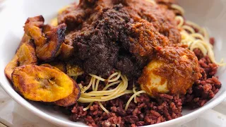 Authentic Ghana Waakye || Rice and beans dish || waakye recipe #shorts part 2
