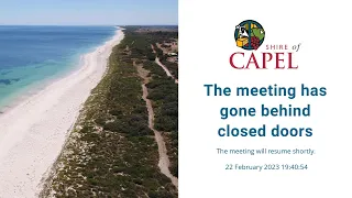 February 2023 Ordinary Council Meeting | Shire of Capel