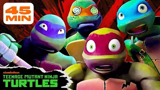 45 MINUTES of Ninja Turtle Knock-Outs! 😱 | Teenage Mutant Ninja Turtles