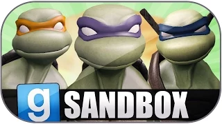 Gmod Sandbox Funny Moments: Michael Bay TMNT Movie Tribute, Best Acting Ever, Fails & Bloopers!