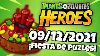 ¡Fiesta de Puzles! | Reto Diario - 8 de Diciembre del 2021 | Plants vs Zombies Heroes - Gana el Reto