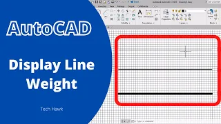 How to Show AutoCAD Line Weight | Display Line Thickness in AutoCAD LT