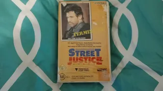 Opening & Closing to Street Justice 1989 VHS (Australia)