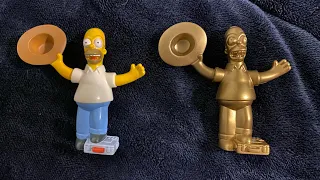 The Simpsons Movie Burger King Toy Review “Golden Homer” (from 2007!)