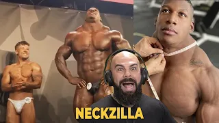 REAGINDO AO BODYBUILDER COM O PESCOÇO MAIS GROSSO DO MUNDO