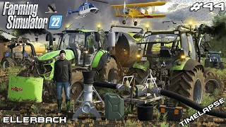 SLURRY SPREADING DISASTER - w/DEMO TRACTOR & @kedex | Ellerbach | Farming Simulator 22 | Episode 44