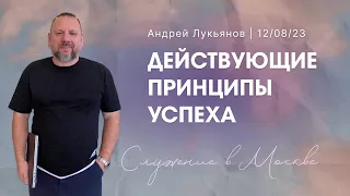 Андрей Лукьянов | Действующие принципы успеха #moscow