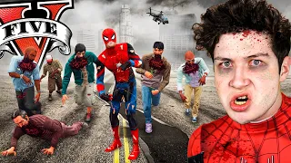 Jugando como SPIDERMAN ZOMBIE en GTA 5! 🧟‍♂️🕷️ (Mods)