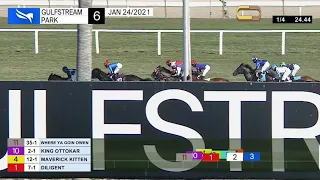 Gulfstream Park Carrera 6 - 24 de Enero 2021