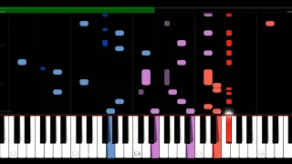 Badinerie from Orchestral Suite No. 2 in B minor - BWV 1067 - J.S. Bach - Synthesia HD 60 fps