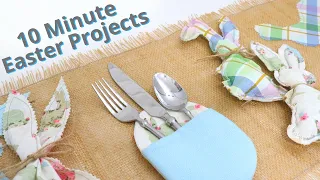 10 Minutes Sewing Projects for Easter