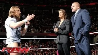 Daniel Bryan says The Authority is ignoring the wishes of the WWE Universe: Raw, Jan. 27, 2014