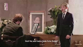 Boy soprano Aksel Rykkvin (14y) sings Purcell in the funeral of his "mother"