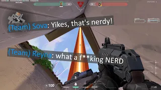 "f**king nerd bro, you're getting reported"