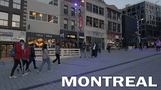 Relaxing Evening Walk in Downtown Montreal - Virtual Walking Tour Canada