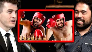 Hikaru Nakamura vs Magnus Carlsen in chess boxing | Lex Fridman Podcast Clips
