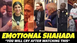 Don't Cry While Watching This Video..!! SHAHADA COMPILATION | Part 2