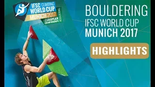 IFSC Climbing World Cup Munich 2017 - Finals Highlights