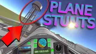 EXTREME NEAR MISS !!! | Plane Stunts | Kerbal Space Program