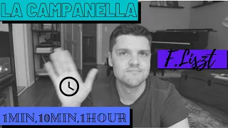 1 MIN, 10 MIN, 1 HOUR CHALLENGE: LA CAMPANELLA