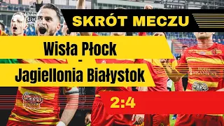 Skrót meczu Wisła Płock - Jagiellonia Białystok 2:4, 21.04.2023