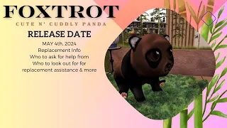 Foxtrot Cute n Cuddly Panda Release Info