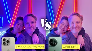 iPhone 15 Pro Max versus OnePlus 11 camera comparison