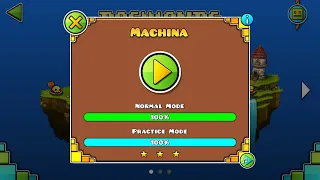 "Machina" 100 % (DASHLANDS) | Geometry Dash World