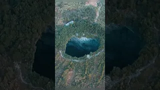 Fantasy forest discovered inside a sinkhole in china