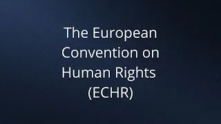 The ECHR